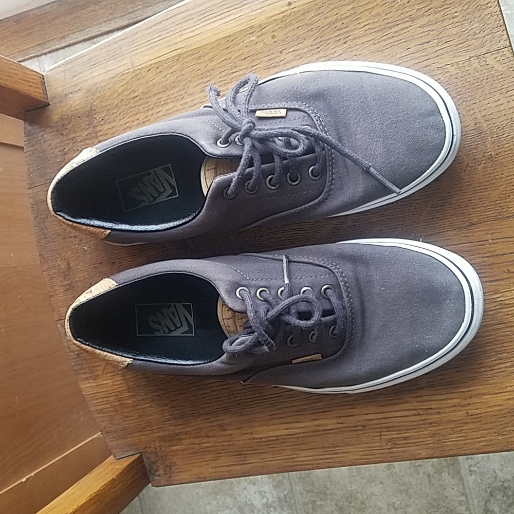 Grey mens Vans shoes